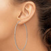 Gold Hoop Earrings 14K White Yellow Gold Polished Endless Tube Hoop Earrings 1.25mm Thickness Gold Hoop Earrings 14K White Yellow Gold Polished Endless Tube Hoop Earrings 1.25mm Thickness