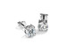 2-Carats tw Moissanite Diamond Stud Earrings GRA Lab Certified Stones D/VVS1 Sterling Silver 2-Carats tw Moissanite Diamond Stud Earrings GRA Lab Certified Stones D/VVS1 Sterling Silver