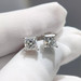 Princess Cut Stud Earrings 1-Carat and 2-Carat tw GRA Lab Certified D/VVS1 Moissanite Set in Solid Sterling Silver Princess Cut Stud Earrings 1-Carat and 2-Carat tw GRA Lab Certified D/VVS1 Moissanite Set in Solid Sterling Silver