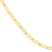 14K Gold Paperclip Lightweight Chain 5.10mm Width - Lobster Clasp - Yellow, White, Rose Gold 14K Gold Paperclip Lightweight Chain 5.10mm Width - Lobster Clasp - Yellow, White, Rose Gold