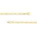 14K Gold Paperclip Lightweight Chain 5.10mm Width - Lobster Clasp - Yellow, White, Rose Gold 14K Gold Paperclip Lightweight Chain 5.10mm Width - Lobster Clasp - Yellow, White, Rose Gold