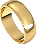 Yellow-Gold-6mm-Standard-Half-Round-Wedding-Band-Side-View1 Yellow-Gold-6mm-Standard-Half-Round-Wedding-Band-Side-View1
