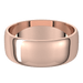 Rose-Gold-7mm-Lightweight-Half-Round-Wedding-Band-Horizontal-View Rose-Gold-7mm-Lightweight-Half-Round-Wedding-Band-Horizontal-View