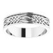 Platinum-Raised-Celtic-Intertwined-Lines-Design-6mm-Width-Wedding-Band-Side-View2