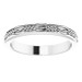 Ladies-Platinum-Raised-Celtic-Intertwined-Lines-Design-3.2mm-Width-Wedding-Band-Side-View2