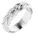 Platinum-Braided-Design-6mm-Width-Wedding-Band-Side-View1