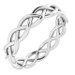 Platinum-Open-Braided-Design-4.7mm-Wide-Wedding-Band-Side-View1