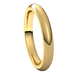 Yellow-Gold-3mm-Lightweight-Half-Round-Comfort-fit-Wedding-Band-Side-View1