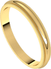 Yellow-Gold-2.5mm-Standard-Milgrain-Edge-Wedding-Band-Side-View2