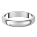 Platinum-4mm-Standard-Half-Round-Wedding-Band-Horizontal-View