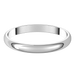 Platinum-2.5mm-Lightweight-Half-Round-Wedding-Band-Horizontal-View