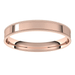 Rose-Gold-3mm-Flat-Comfort-Fit-Milgrain-Edge-Wedding-Band-Horizontal-View