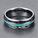 Abalone-Shell-with-Opal-Center-Inlay-Domed-8mm-Comfort-Fit-Tungsten-Wedding-Band-Horizontal-View Abalone-Shell-with-Opal-Center-Inlay-Domed-8mm-Comfort-Fit-Tungsten-Wedding-Band-Horizontal-View