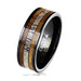 Deer-Antler-and-Whiskey-Barrel-Wood-Inlay-8mm-Black-Tungsten-Comfort-Fit-Wedding-Band-Side-View1