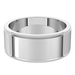 Platinum-8mm-Flat-Standard-Milgrain-Edge-Wedding-Band-Horizontal-View
