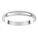 Sterling-Silver-2.5mm-Lightweight-Half-Round-Wedding-Band-Horizontal-View