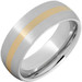 Serinium-Domed-6mm-or-8mm-with-2mm-14K-Yellow-Gold-Inlay-Wedding-Band-Side-View2 Serinium-Domed-6mm-or-8mm-with-2mm-14K-Yellow-Gold-Inlay-Wedding-Band-Side-View2