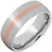 Serinium-Domed-6mm-or-8mm-with-2mm-14K-Rose-Gold-Inlay-Wedding-Band-Side-View2 Serinium-Domed-6mm-or-8mm-with-2mm-14K-Rose-Gold-Inlay-Wedding-Band-Side-View2