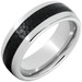 Serinium-Domed-8mm-with-4mm-Black-Ceramic-Inlay-Hammered-Center-Finish-Wedding-Band-Side-View1 Serinium-Domed-8mm-with-4mm-Black-Ceramic-Inlay-Hammered-Center-Finish-Wedding-Band-Side-View1