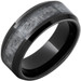 Black-Ceramic-Beveled-Edge-8mm-with-Silver-Carbon-Fiber-Inlay-Wedding-Band-Side-View1 Black-Ceramic-Beveled-Edge-8mm-with-Silver-Carbon-Fiber-Inlay-Wedding-Band-Side-View1