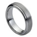 Tungsten-Brushed-Center-with-Polished-Step-down-Edges-Flat-6mm-Wedding-Band-Full-View Tungsten-Brushed-Center-with-Polished-Step-down-Edges-Flat-6mm-Wedding-Band-Full-View