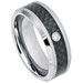 Tungsten-Ring-with-2.1mm-White-Diamond-set-in-Woven-Black-Carbon-Fiber-Inlay-8mm-Wedding-Band-Full-View-1 Tungsten-Ring-with-2.1mm-White-Diamond-set-in-Woven-Black-Carbon-Fiber-Inlay-8mm-Wedding-Band-Full-View-1