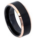 Black-Tungsten-Ring-with-Rose-Gold-Beveled-Edges-4mm-6mm-or-8mm-Wedding-Band-Full-View-1 Black-Tungsten-Ring-with-Rose-Gold-Beveled-Edges-4mm-6mm-or-8mm-Wedding-Band-Full-View-1