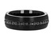 Black-Sapphires-Eternity-Set-in-Black-Titanium-Comfort-Fit-8mm-Domed-Wedding-Band-Horizontal-View