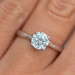 Diamond Solitaire Engagement Ring IGI Certified - VS1-VS2 E-F - Princess Square 1/2-Carat to 5-Carats - 14K 18K White or Yellow Gold, and Platinum Diamond Solitaire Engagement Ring IGI Certified - VS1-VS2 E-F - Princess Square 1/2-Carat to 5-Carats - 14K 18K White or Yellow Gold, and Platinum
