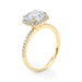 Engagement Rings Halo Cushion Diamond .5 to 3 Carats Bridal Set French Pave 14K,18K White Yellow Gold or Platinum 