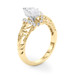 Marquise Diamond Engagement Ring Floral Openwork Design 1/2-Carat 1-Carat to 5-Carat in 14K 18K White Yellow Gold or Platinum
