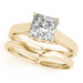 Engagement Ring Solitaire Princess Cut Diamond 1/2-Carat 1-Carat to 3-Carat Trellis Style in 14K 18K White Yellow Gold or Platinum Engagement Ring Solitaire Princess Cut Diamond 1/2-Carat 1-Carat to 3-Carat Trellis Style in 14K 18K White Yellow Gold or Platinum