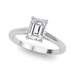 Diamond Solitaire Engagement Ring IGI Certified - VS1-VS2 E-F - Emerald Cut 1/2-Carat to 5-Carats - 14K 18K White or Yellow Gold, and Platinum Diamond Solitaire Engagement Ring IGI Certified - VS1-VS2 E-F - Emerald Cut 1/2-Carat to 5-Carats - 14K 18K White or Yellow Gold, and Platinum