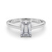 Diamond Solitaire Engagement Ring IGI Certified - VS1-VS2 E-F - Emerald Cut 1/2-Carat to 5-Carats - 14K 18K White or Yellow Gold, and Platinum Diamond Solitaire Engagement Ring IGI Certified - VS1-VS2 E-F - Emerald Cut 1/2-Carat to 5-Carats - 14K 18K White or Yellow Gold, and Platinum
