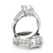 3 Carat tw Princess-Cut Diamond Engagement Ring in 14K 18K White Yellow Gold or Platinum 3 Carat tw Princess-Cut Diamond Engagement Ring in 14K 18K White Yellow Gold or Platinum