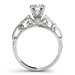 Engagement Ring Round Brilliant Cut Diamond Ring Open Scrollwork Design 1/2-Carat 1-Carat to 5-Carat in 14K 18K White Yellow Gold or Platinum Engagement Ring Round Brilliant Cut Diamond Ring Open Scrollwork Design 1/2-Carat 1-Carat to 5-Carat in 14K 18K White Yellow Gold or Platinum