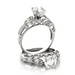 Engagement Ring Round Brilliant Cut Diamond Ring Open Scrollwork Design 1/2-Carat 1-Carat to 5-Carat in 14K 18K White Yellow Gold or Platinum Engagement Ring Round Brilliant Cut Diamond Ring Open Scrollwork Design 1/2-Carat 1-Carat to 5-Carat in 14K 18K White Yellow Gold or Platinum