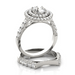 Double Halo Diamond Engagement Ring 1-Carat to 2-Carat Center Stone in 14K 18K Yellow White Gold or Platinum Double Halo Diamond Engagement Ring 1-Carat to 2-Carat Center Stone in 14K 18K Yellow White Gold or Platinum