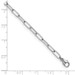 Solid 950 Platinum Paperclip Link Chain Bracelet 7.25 or 7.5" Lenghts