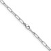 Solid 950 Platinum Paperclip Link Chain Bracelet 7.25 or 7.5" Lenghts