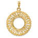 Wideband Distinguished Gold Coin Bezel Pendant Mounting - 13mm - 37mm Coin Size in mm - 14K Yellow Gold - Polished Diamond Cut Greek Key with Rope Border - Prong Set with Bail Wideband Distinguished Gold Coin Bezel Pendant Mounting - 13mm - 37mm Coin Size in mm - 14K Yellow Gold - Polished Diamond Cut Greek Key with Rope Border - Prong Set with Bail
