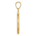 Wideband Distinguished Gold Coin Bezel Pendant Mounting - 13mm - 39.5mm Coin Size in mm - 10K Yellow Gold - Polished Foxtail Chain - Screw Top with Bail Wideband Distinguished Gold Coin Bezel Pendant Mounting - 13mm - 39.5mm Coin Size in mm - 10K Yellow Gold - Polished Foxtail Chain - Screw Top with Bail