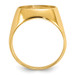 Wideband Distinguished Gold Coin Bezel Ring - 13mm - 22mm Coin Size in mm - 14K Yellow Gold - Men's Polished Diamond Cut Classic Open Back - Coin Bezel Ring Wideband Distinguished Gold Coin Bezel Ring - 13mm - 22mm Coin Size in mm - 14K Yellow Gold - Men's Polished Diamond Cut Classic Open Back - Coin Bezel Ring