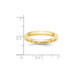 10K Yellow Gold 3mm Width - 4mm - 14mm Size - Beveled Edge Comfort Fit Wedding Band 10K Yellow Gold 3mm Width - 4mm - 14mm Size - Beveled Edge Comfort Fit Wedding Band