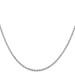 14K White Gold 1.5mm Width - 5.5 inch - 30 inch Length - Diamond-cut Rope with Lobster Clasp Chain 14K White Gold 1.5mm Width - 5.5 inch - 30 inch Length - Diamond-cut Rope with Lobster Clasp Chain
