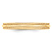 10K Yellow Gold 3mm Width - 4mm - 14mm Size - Lightweight Milgrain Half Round Wedding Band 10K Yellow Gold 3mm Width - 4mm - 14mm Size - Lightweight Milgrain Half Round Wedding Band