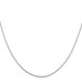 14K White Gold 0.95mm Width - 16 inch - 20 inch Length - Leslie's Round D/C Double Curb Snake Chain