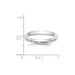 10K White Gold 3mm Width - 4mm - 14mm Size - Beveled Edge Comfort Fit Wedding Band 10K White Gold 3mm Width - 4mm - 14mm Size - Beveled Edge Comfort Fit Wedding Band
