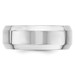 10K White Gold 8mm Width - 4mm - 14mm Size - Beveled Edge Comfort Fit Wedding Band 10K White Gold 8mm Width - 4mm - 14mm Size - Beveled Edge Comfort Fit Wedding Band