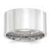 10K White Gold 12mm Width - 4mm - 14mm Size - Standard Weight Flat Comfort Fit Wedding Band